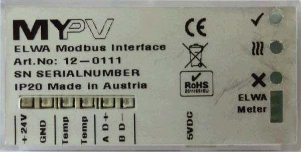 MYPV Interface Modbus für ELWA